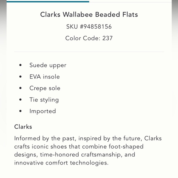 Clark’s Wallabee Beaded Shoes - Picture 4 of 9